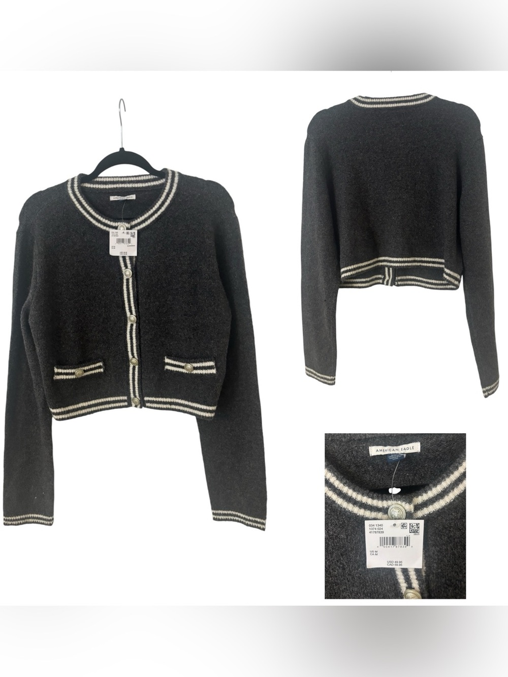 American Eagle Cropped Cardigan